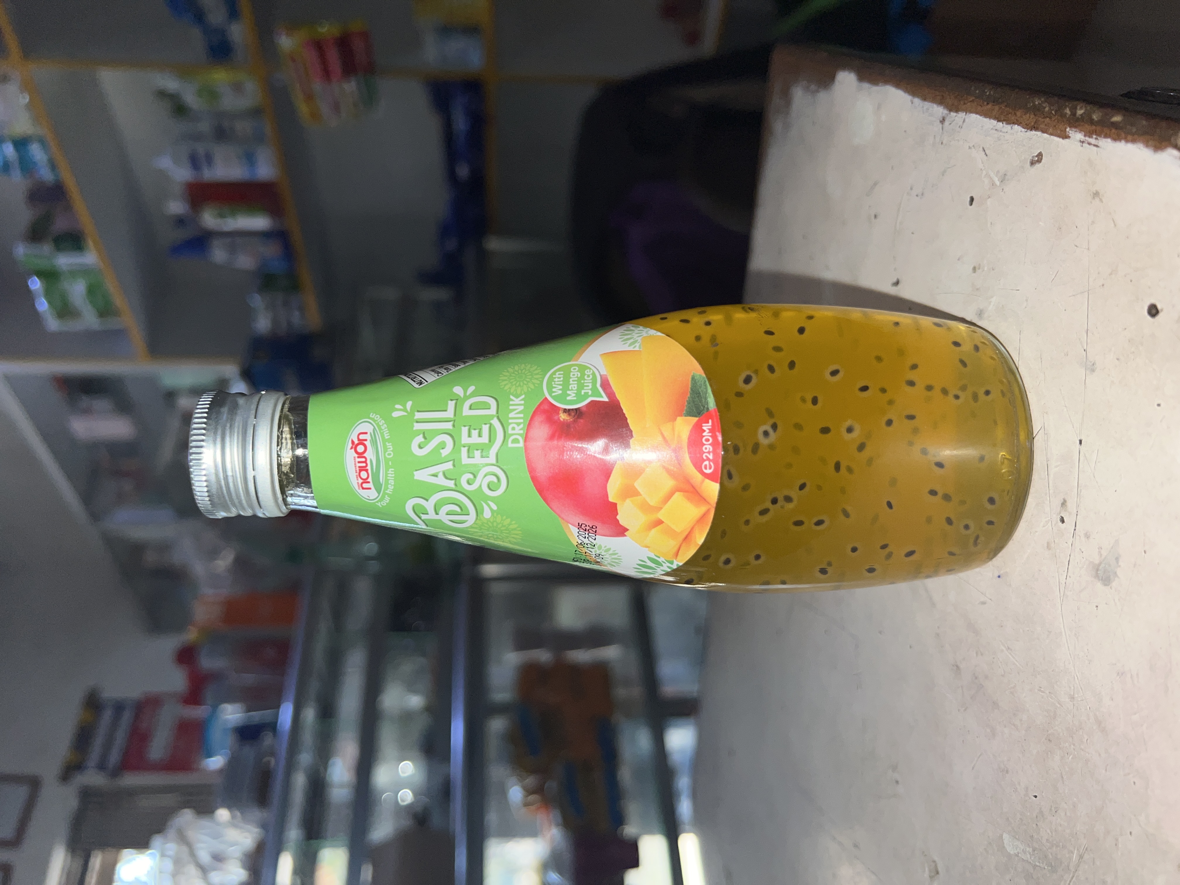 Juice Basil seed mango flavored 290 ml